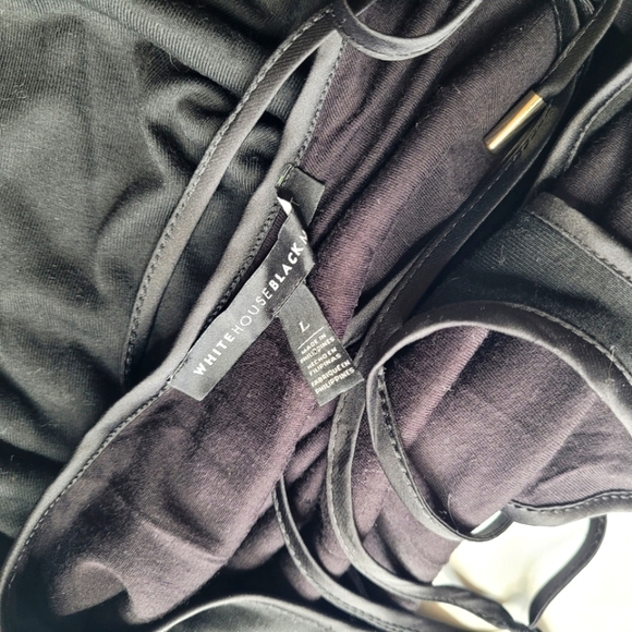 WHBM Black Knit Dress Size Large - Picture 5 of 6